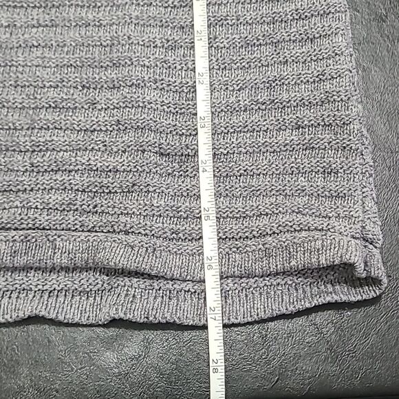 J. Jill Women's Grey knit long sleeve sweater size SP Petite mature tunic - Picture 8 of 10